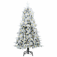 Albero di Natale Artificiale con Rami Pieghevoli Verde 150 cm 3397467