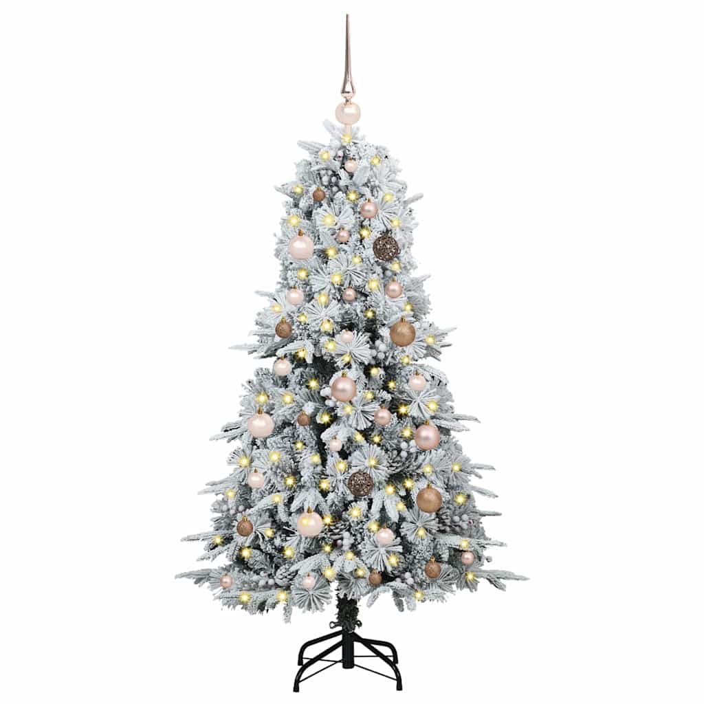 Albero di Natale Artificiale con Rami Pieghevoli Verde 150 cm 3397469