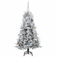 Albero di Natale Artificiale con Rami Pieghevoli Verde 150 cm 3397469