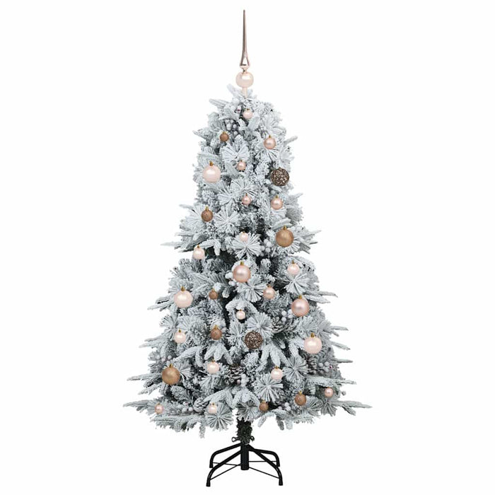 Albero di Natale Artificiale con Rami Pieghevoli Verde 150 cm 3397469