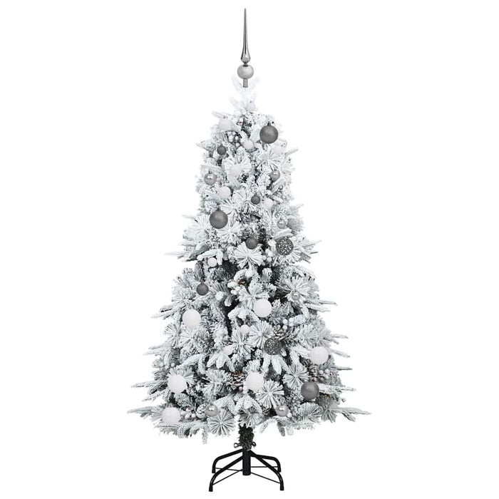 Albero di Natale Artificiale con Rami Pieghevoli Verde 150 cm 3397470