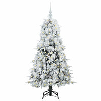 Albero di Natale Artificiale con Rami Pieghevoli Verde 150 cm 3397474