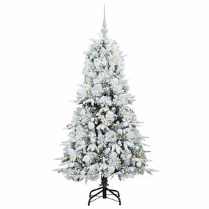 Albero di Natale Artificiale con Rami Pieghevoli Verde 150 cm 3397474