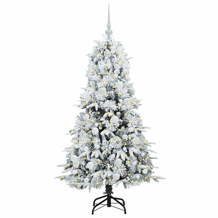 Albero di Natale Artificiale con Rami Pieghevoli Verde 150 cm 3397474