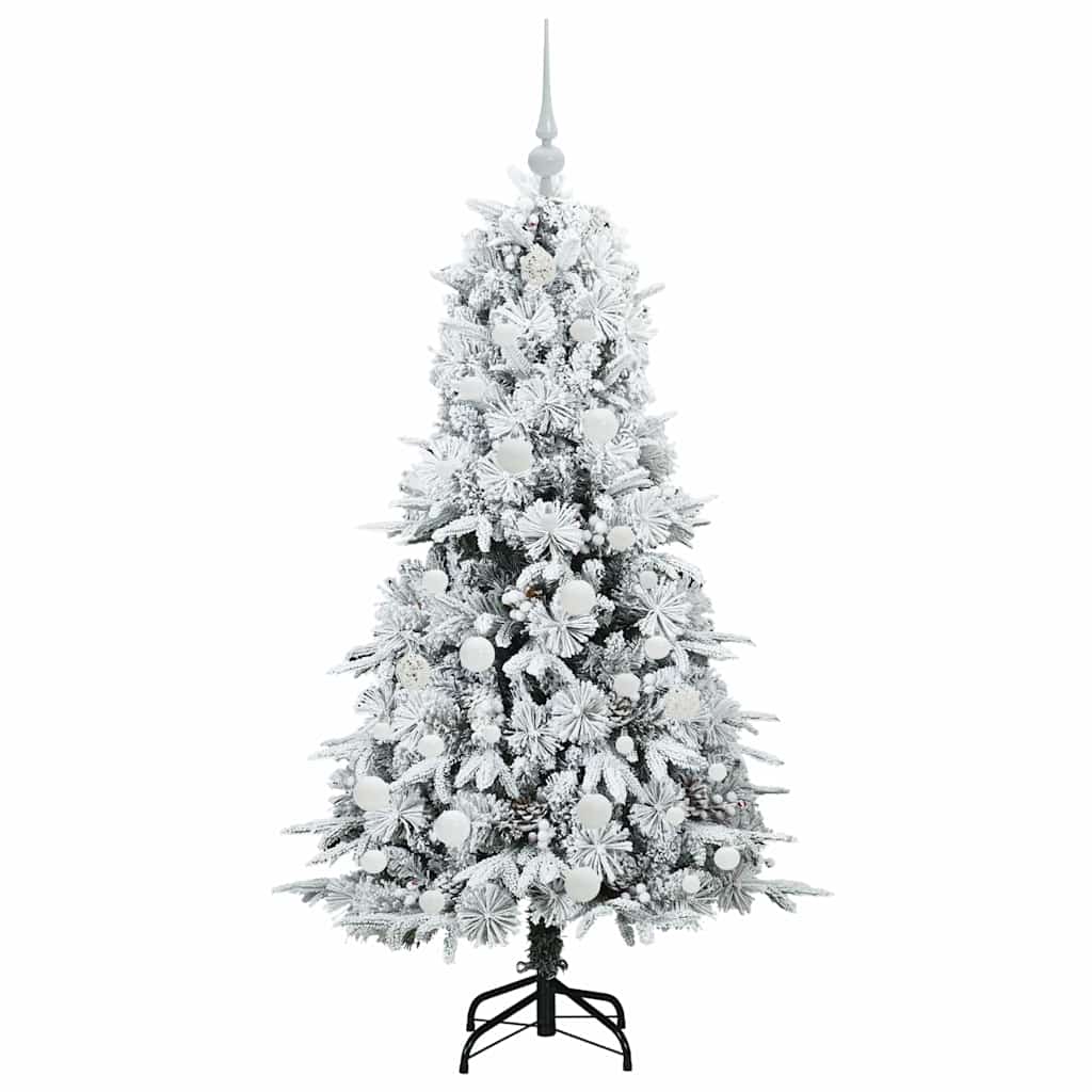 Albero di Natale Artificiale con Rami Pieghevoli Verde 150 cm 3397474