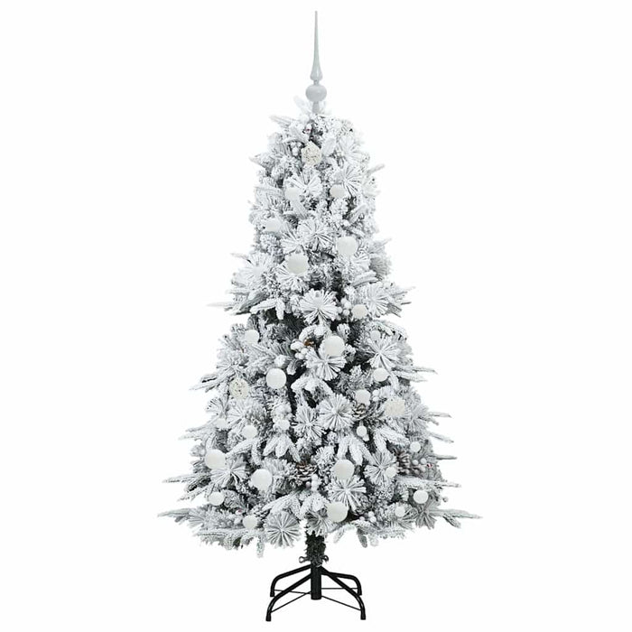 Albero di Natale Artificiale con Rami Pieghevoli Verde 150 cm 3397474