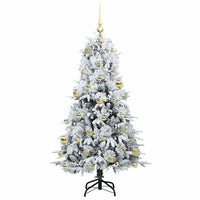 Albero di Natale Artificiale con Rami Pieghevoli Verde 150 cm 3397475