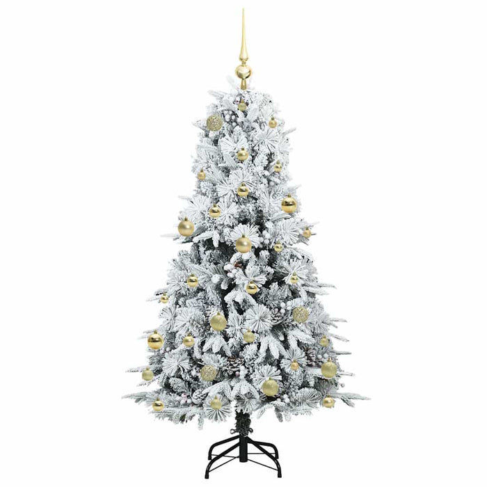 Albero di Natale Artificiale con Rami Pieghevoli Verde 150 cm 3397475