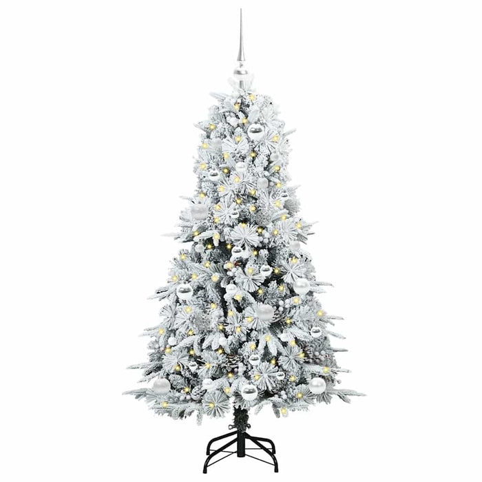 Albero di Natale Artificiale con Rami Pieghevoli Verde 150 cm 3397476