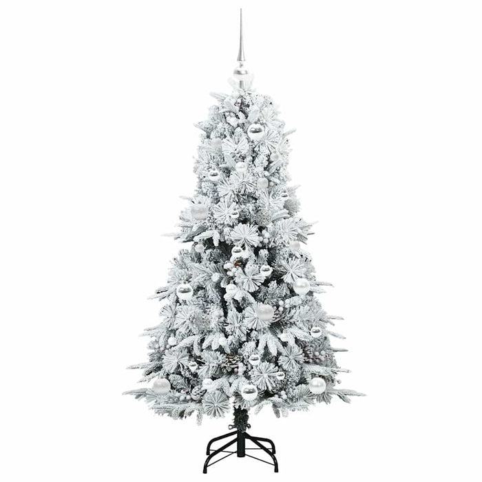 Albero di Natale Artificiale con Rami Pieghevoli Verde 150 cm 3397476