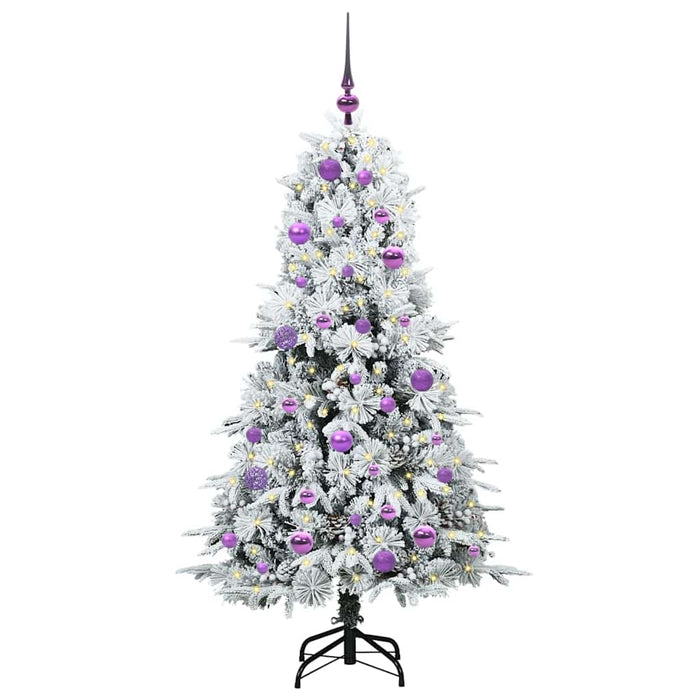 Albero di Natale Artificiale con Rami Pieghevoli Verde 150 cm 3397477