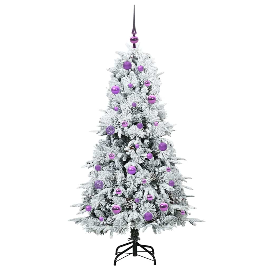 Albero di Natale Artificiale con Rami Pieghevoli Verde 150 cm 3397477