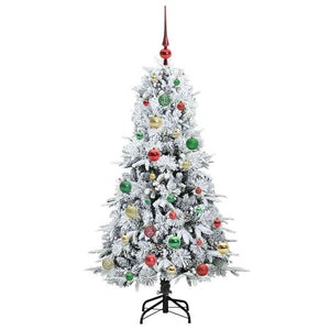 Albero di Natale Artificiale con Rami Pieghevoli Verde 150 cm 3397479