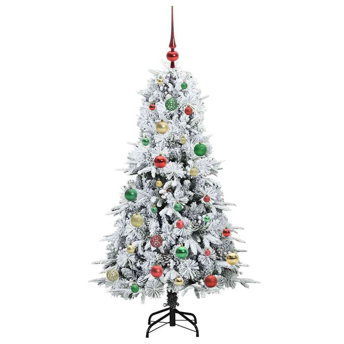 Albero di Natale Artificiale con Rami Pieghevoli Verde 150 cm 3397479