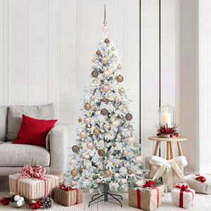 Albero di Natale Artificiale con Rami Pieghevoli Verde 180 cm 3397482