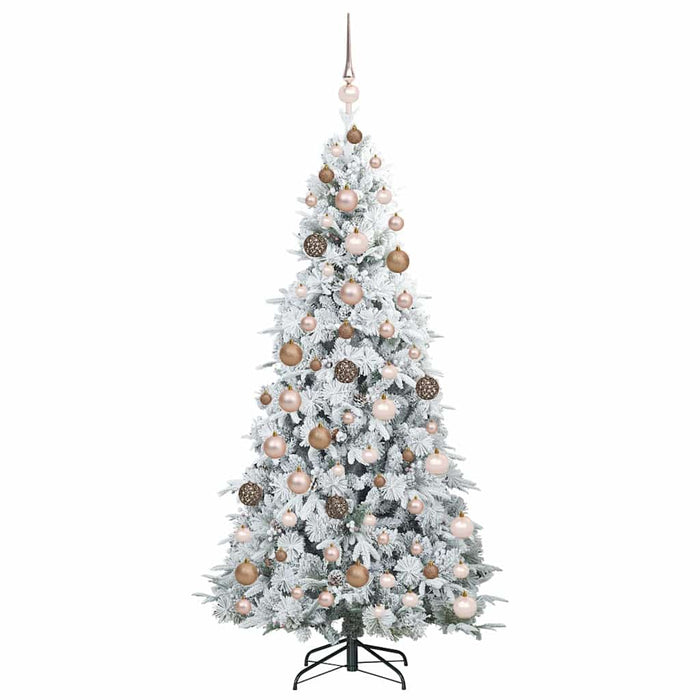Albero di Natale Artificiale con Rami Pieghevoli Verde 180 cm 3397482