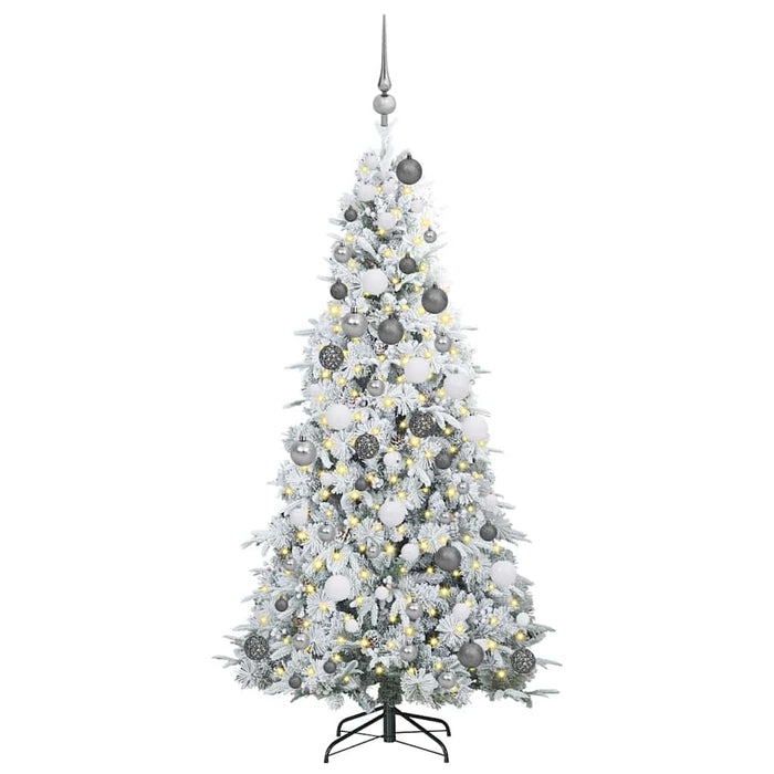 Albero di Natale Artificiale con Rami Pieghevoli Verde 180 cm 3397483