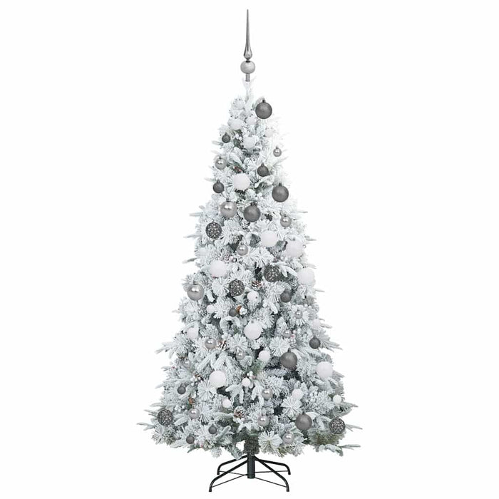 Albero di Natale Artificiale con Rami Pieghevoli Verde 180 cm 3397483