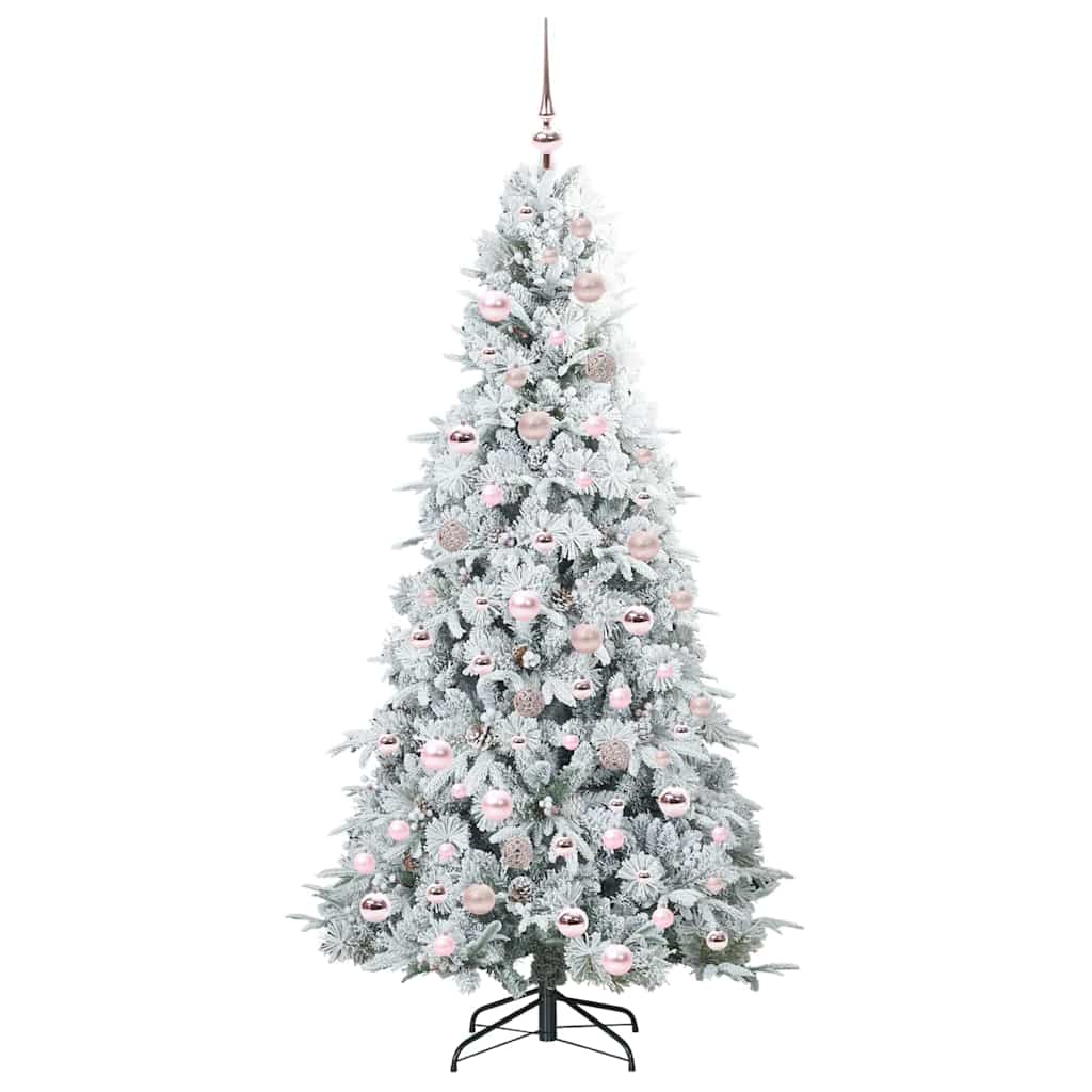 Albero di Natale Artificiale con Rami Pieghevoli Verde 180 cm 3397486