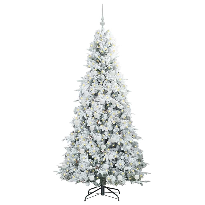 Albero di Natale Artificiale con Rami Pieghevoli Verde 180 cm 3397487