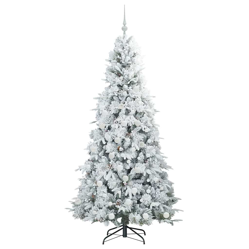 Albero di Natale Artificiale con Rami Pieghevoli Verde 180 cm 3397487