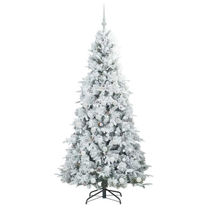 Albero di Natale Artificiale con Rami Pieghevoli Verde 180 cm 3397487