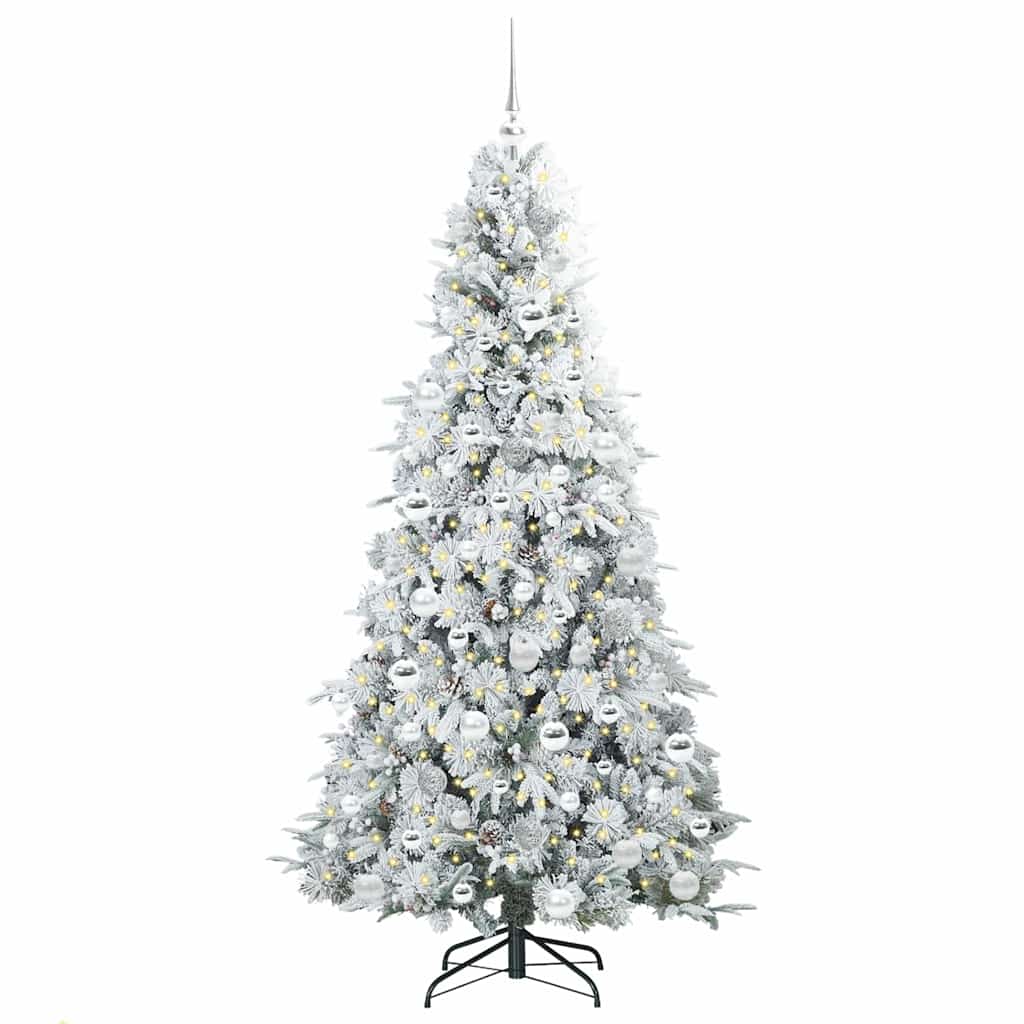Albero di Natale Artificiale con Rami Pieghevoli Verde 180 cm 3397489