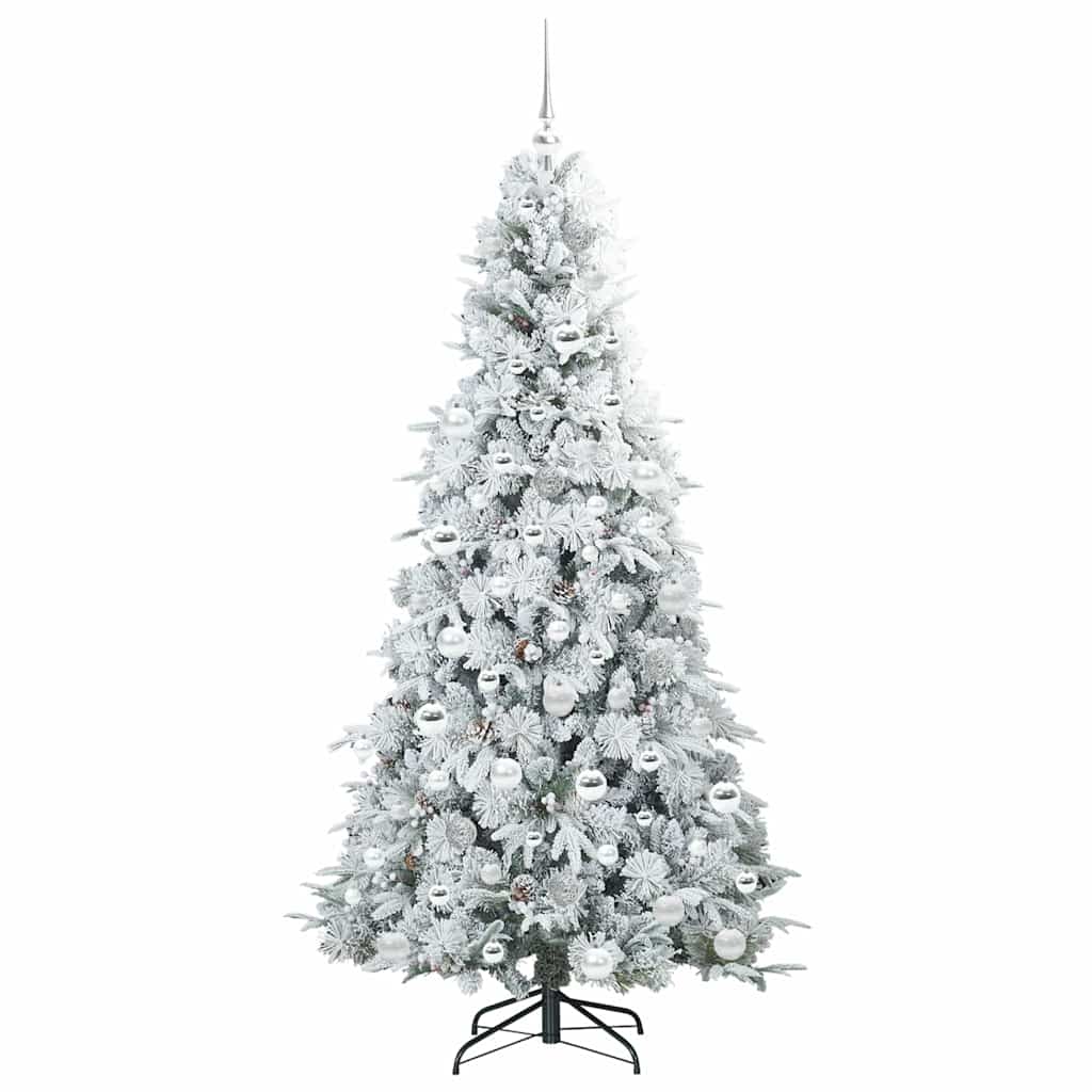 Albero di Natale Artificiale con Rami Pieghevoli Verde 180 cm 3397489