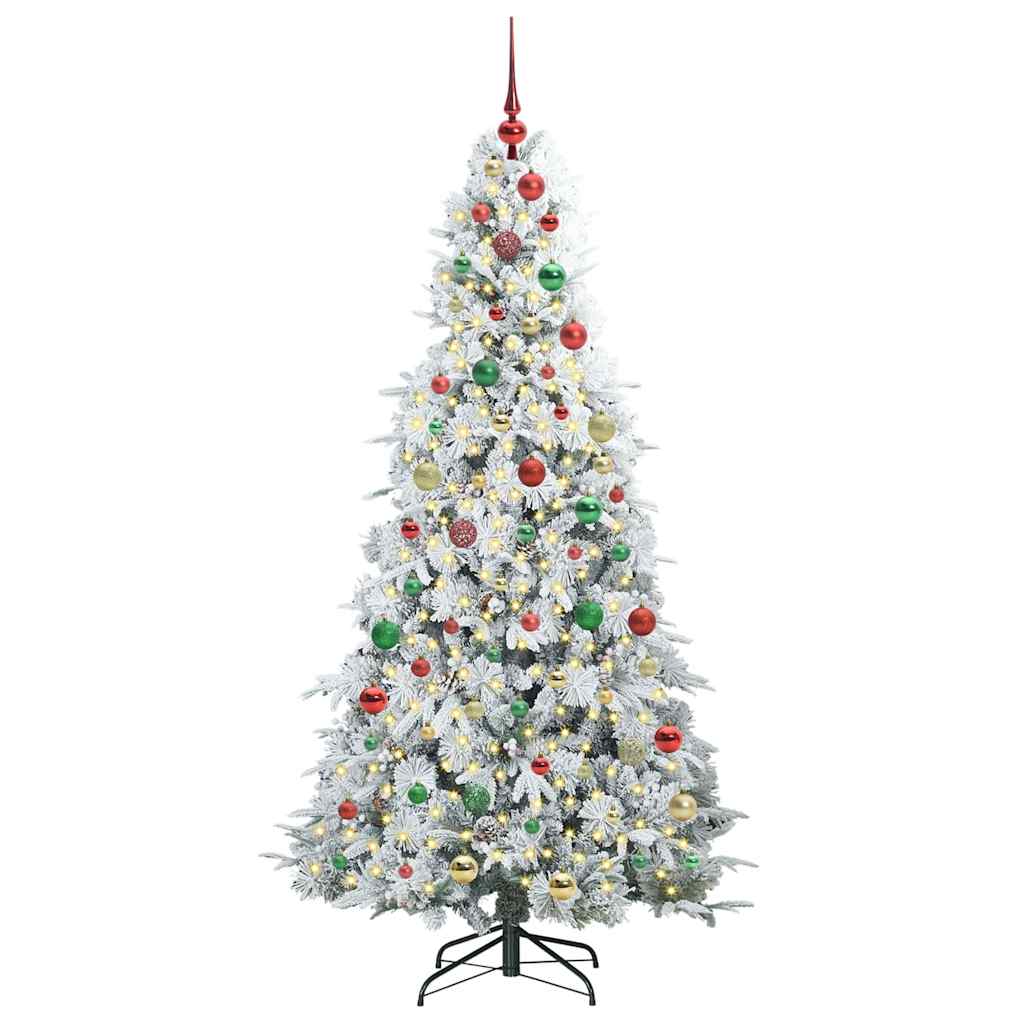 Albero di Natale Artificiale con Rami Pieghevoli Verde 180 cm 3397492