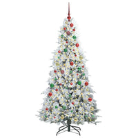 Albero di Natale Artificiale con Rami Pieghevoli Verde 180 cm 3397492
