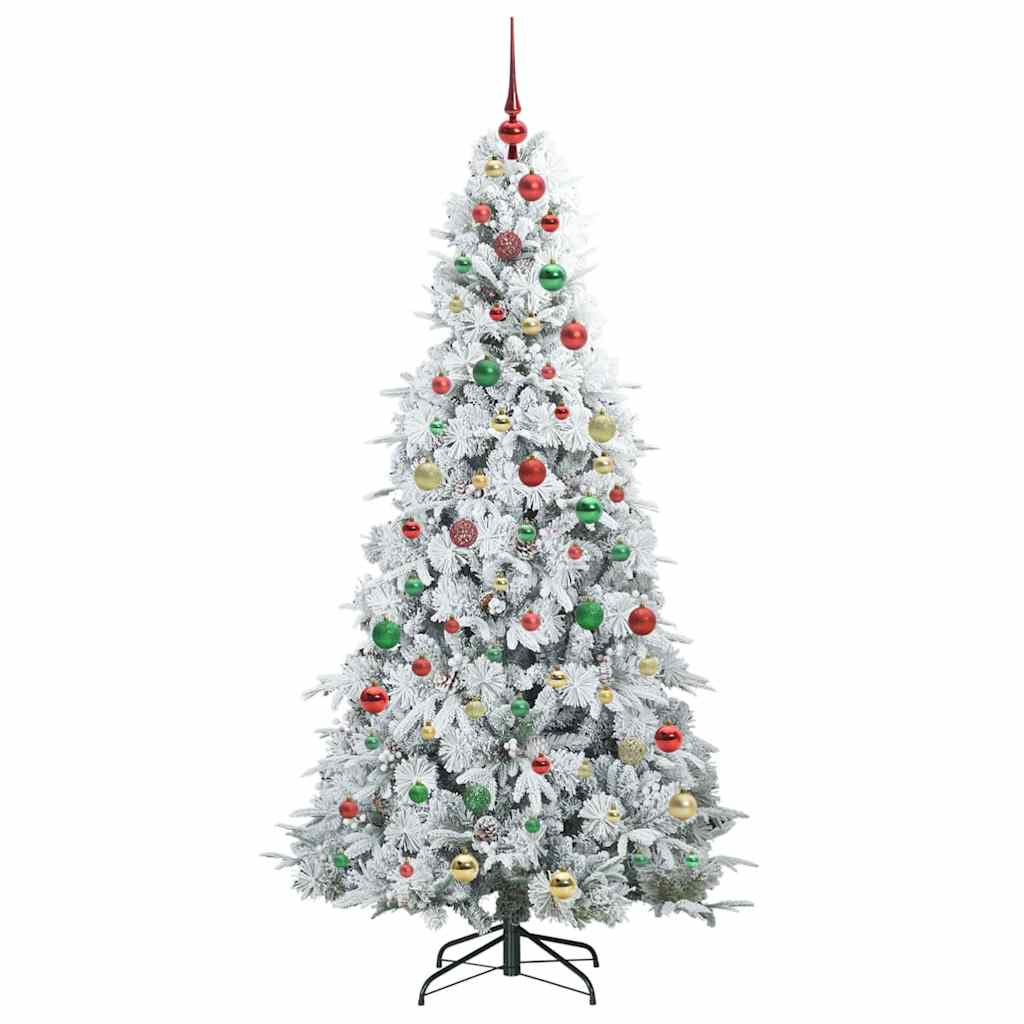 Albero di Natale Artificiale con Rami Pieghevoli Verde 180 cm 3397492