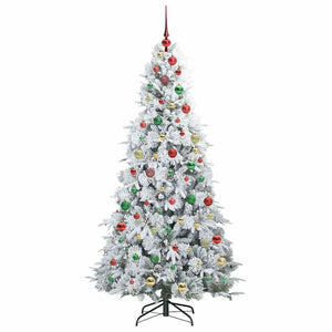 Albero di Natale Artificiale con Rami Pieghevoli Verde 180 cm 3397492
