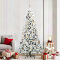 Albero di Natale Artificiale con Rami Pieghevoli Verde 210 cm 3397495