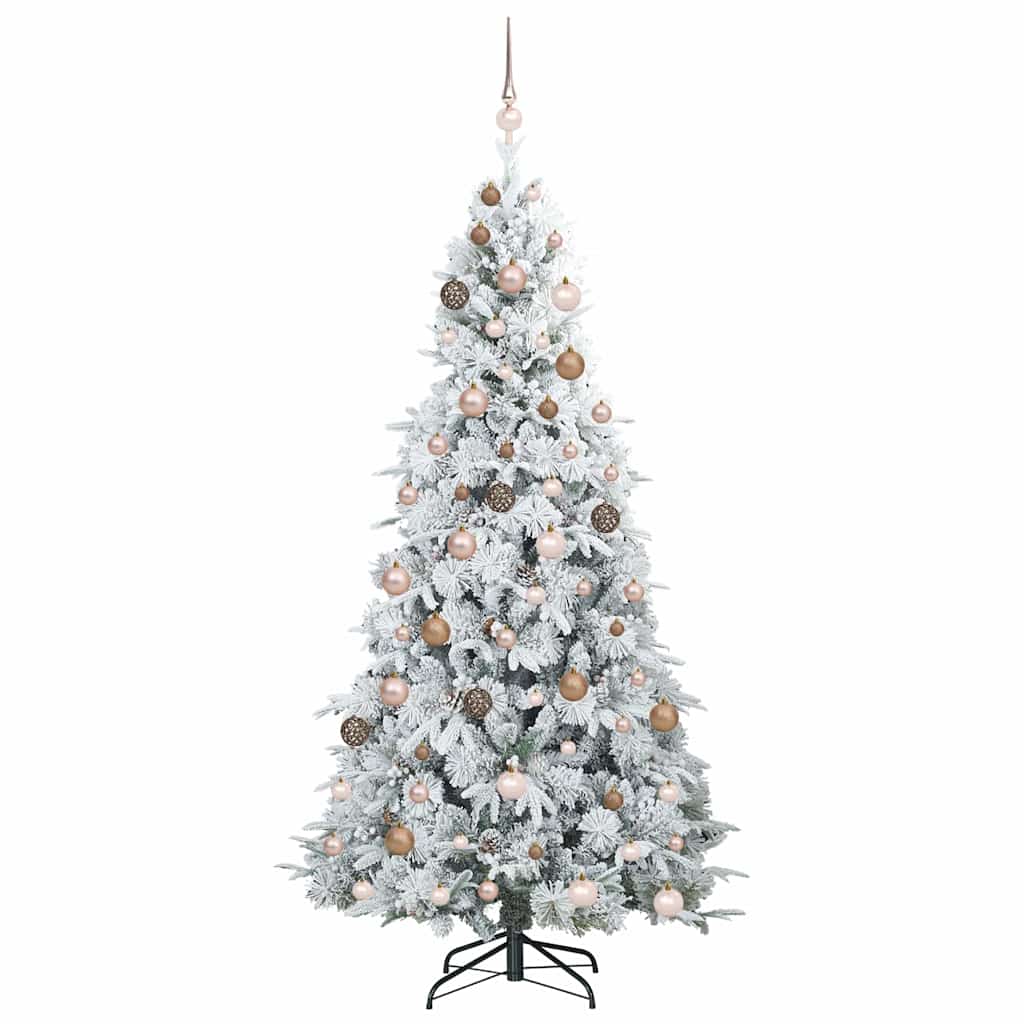 Albero di Natale Artificiale con Rami Pieghevoli Verde 210 cm 3397495