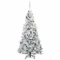 Albero di Natale Artificiale con Rami Pieghevoli Verde 210 cm 3397495