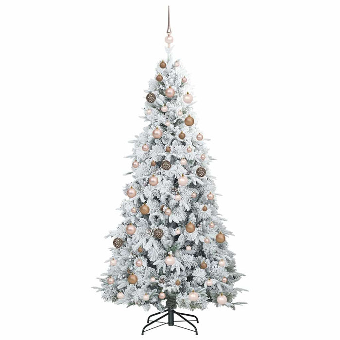 Albero di Natale Artificiale con Rami Pieghevoli Verde 210 cm 3397495