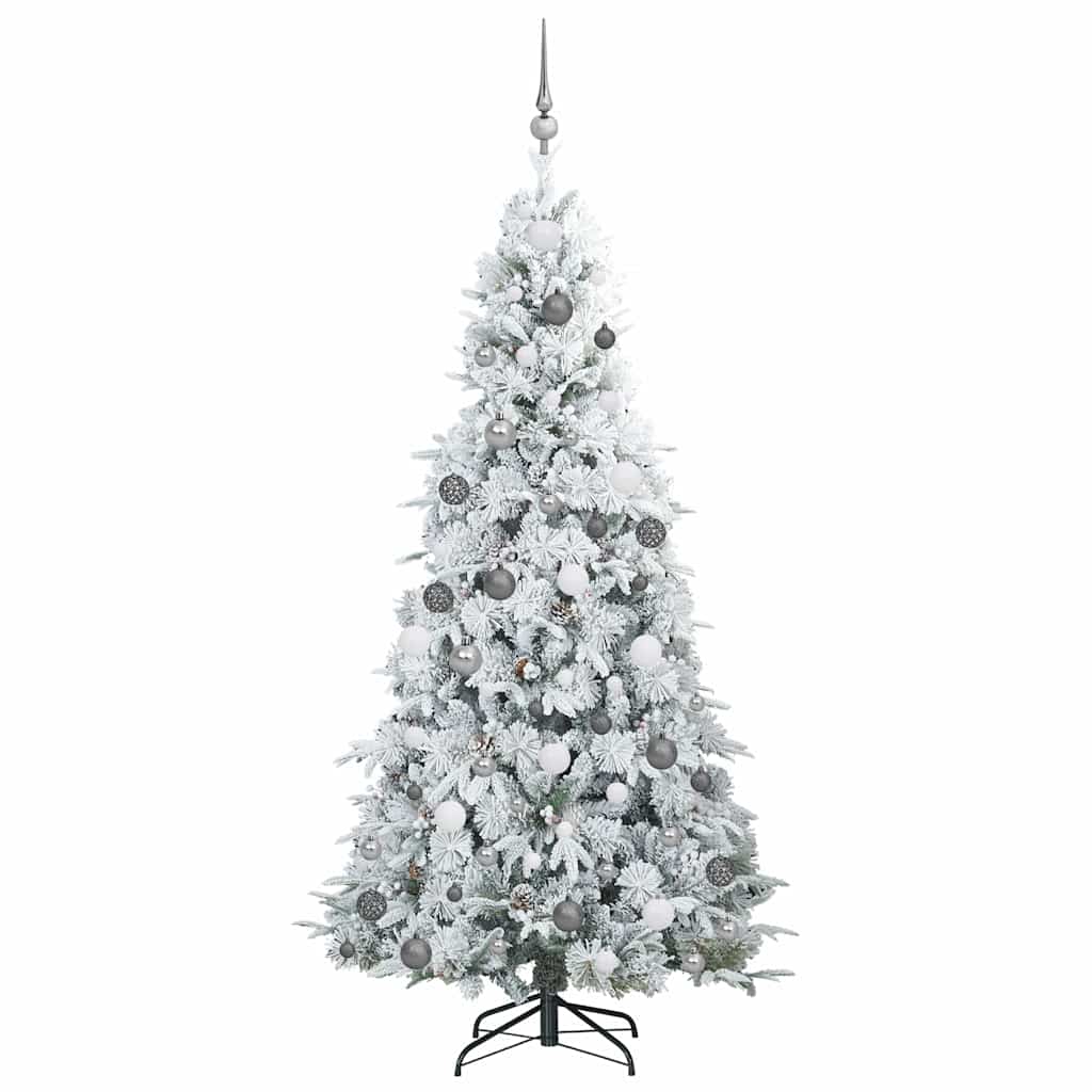 Albero di Natale Artificiale con Rami Pieghevoli Verde 210 cm 3397496