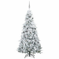 Albero di Natale Artificiale con Rami Pieghevoli Verde 210 cm 3397496