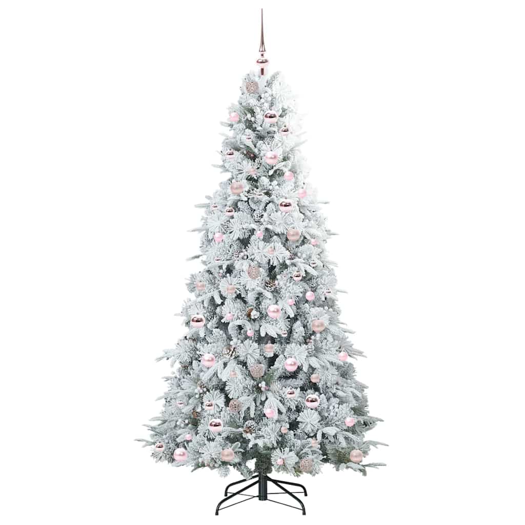 Albero di Natale Artificiale con Rami Pieghevoli Verde 210 cm 3397499