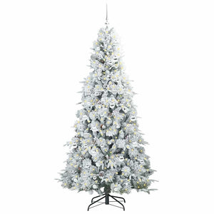 Albero di Natale Artificiale con Rami Pieghevoli Verde 210 cm 3397502