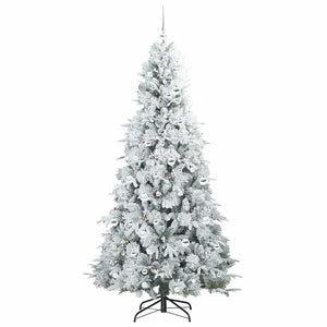 Albero di Natale Artificiale con Rami Pieghevoli Verde 210 cm 3397502
