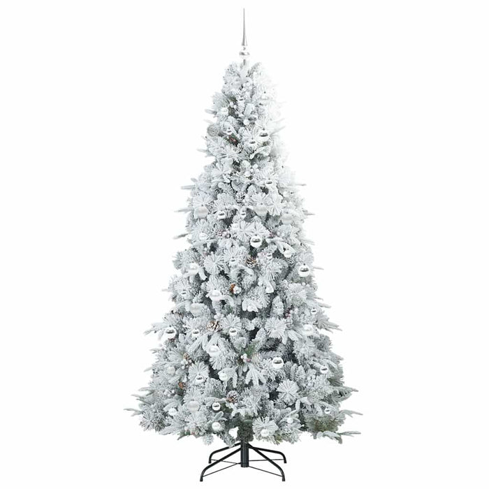 Albero di Natale Artificiale con Rami Pieghevoli Verde 210 cm 3397502