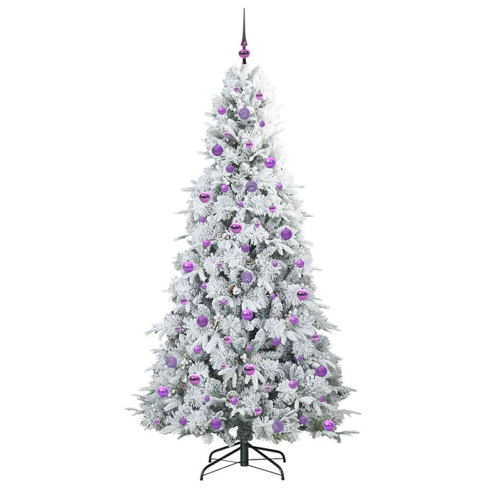 Albero di Natale Artificiale con Rami Pieghevoli Verde 210 cm 3397503