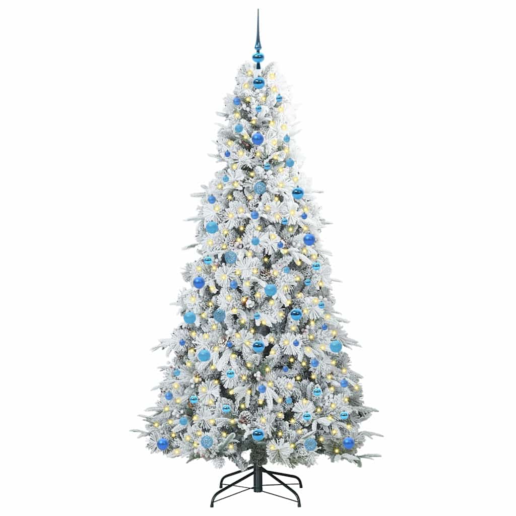 Albero di Natale Artificiale con Rami Pieghevoli Verde 210 cm 3397504