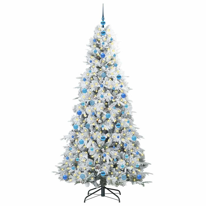 Albero di Natale Artificiale con Rami Pieghevoli Verde 210 cm 3397504