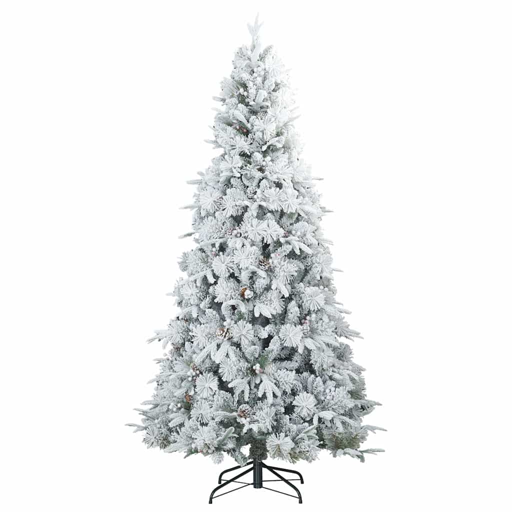 Albero di Natale Artificiale con Rami Pieghevoli Verde 210 cm 3397504