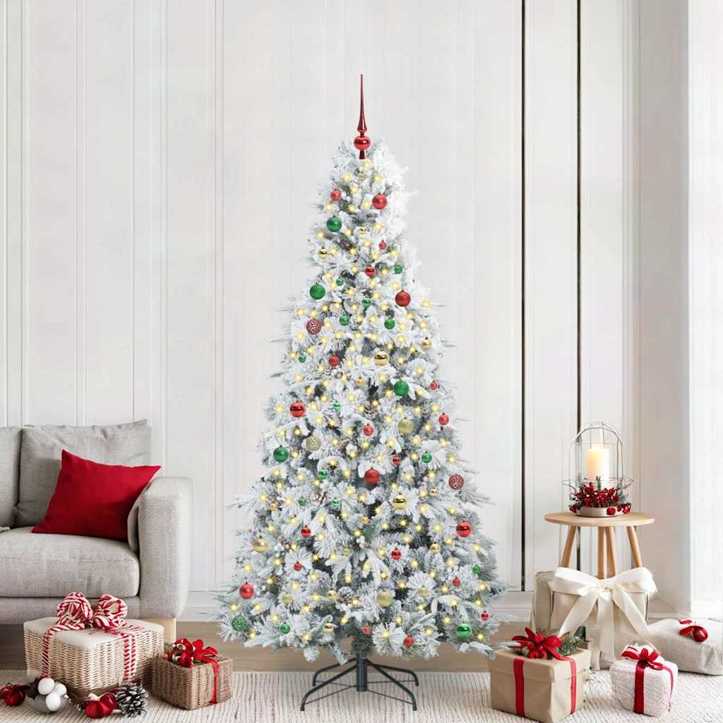 Albero di Natale Artificiale con Rami Pieghevoli Verde 210 cm 3397505