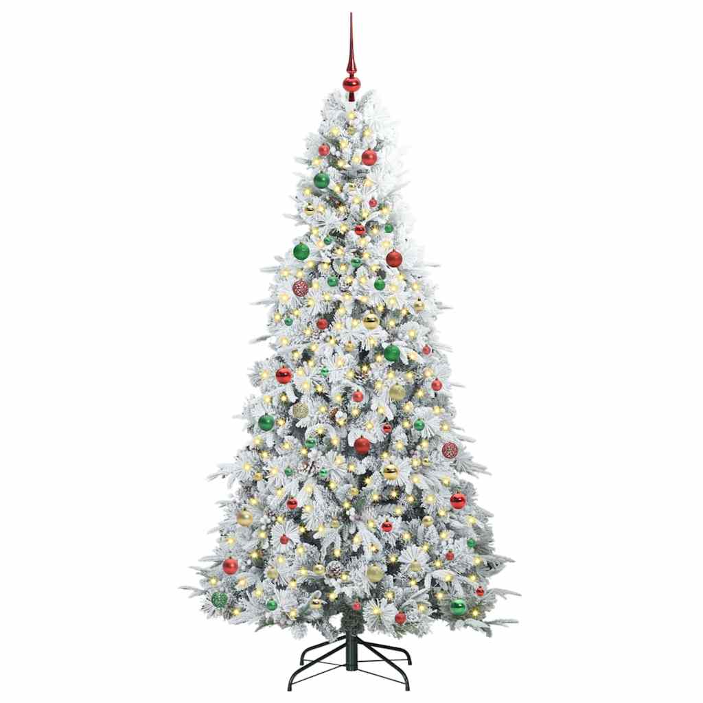 Albero di Natale Artificiale con Rami Pieghevoli Verde 210 cm 3397505