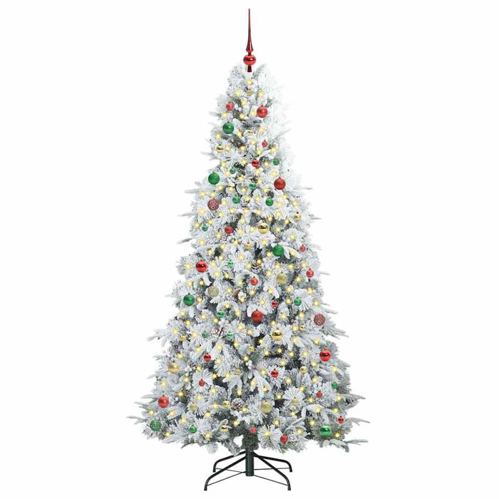 Albero di Natale Artificiale con Rami Pieghevoli Verde 210 cm 3397505