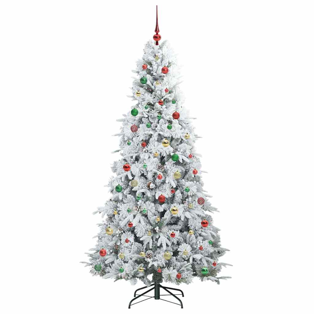 Albero di Natale Artificiale con Rami Pieghevoli Verde 210 cm 3397505
